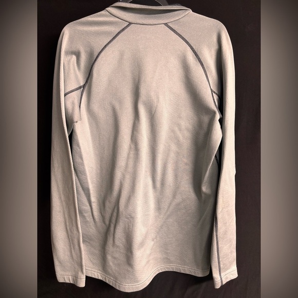 Gray Under Armour Quarter Zip Pull Over Performance Jacket Medium cold gear - Picture 4 of 4